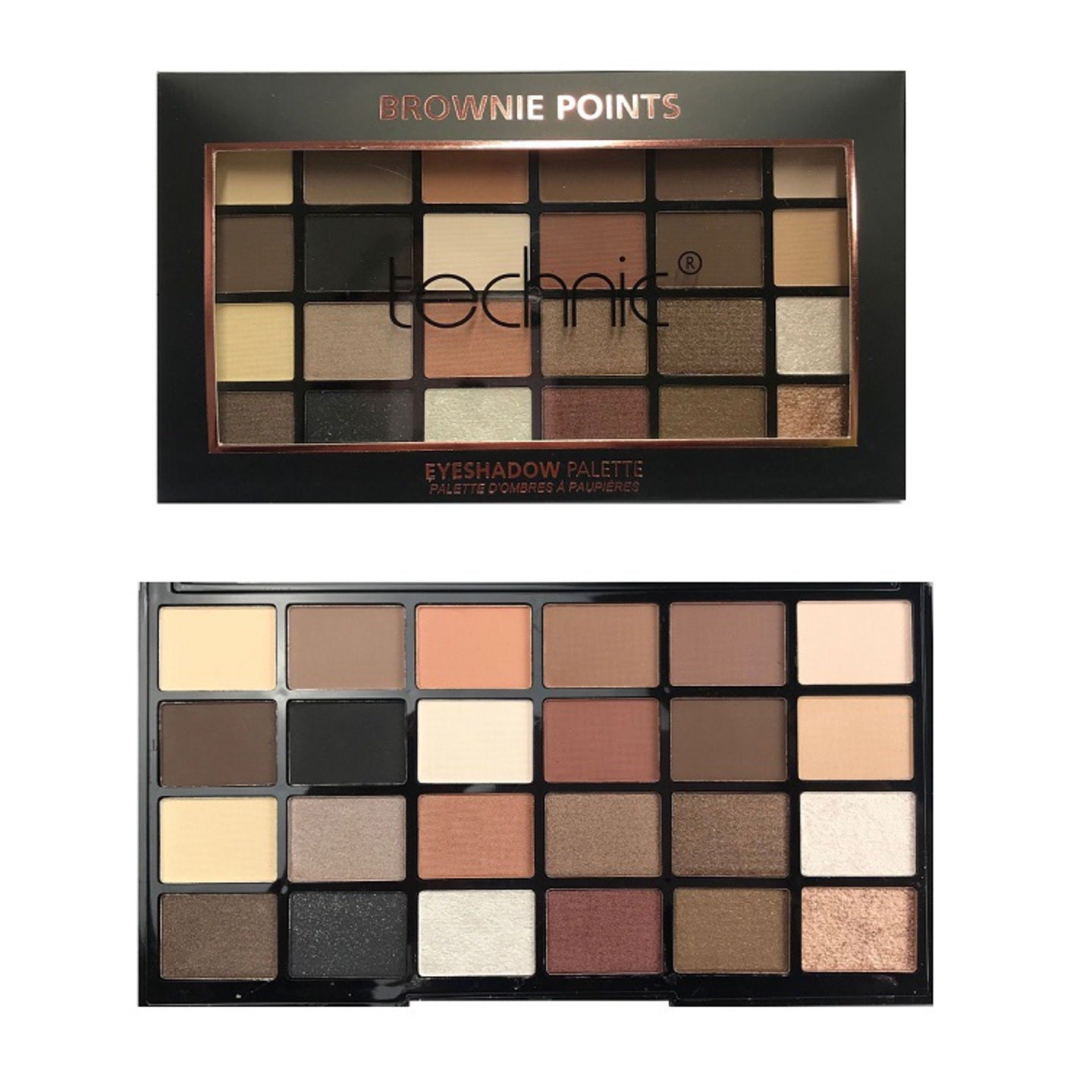 Technic Cosmetics X 24 Makeup Palette - Brownie Points - ADDROS.COM